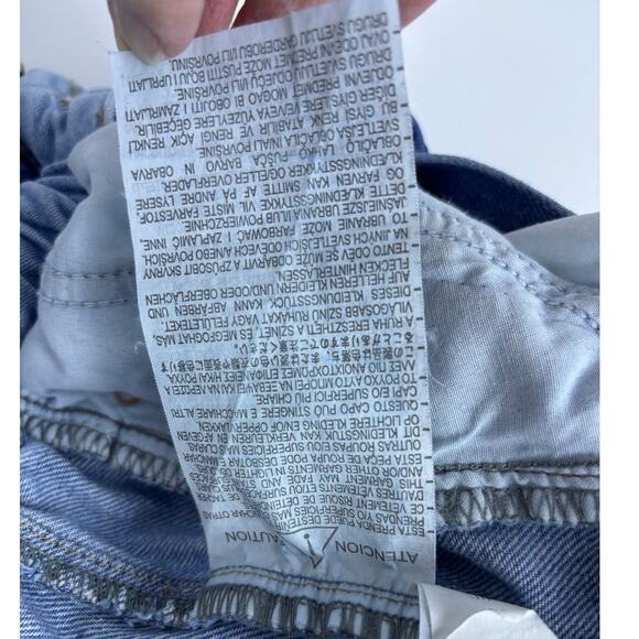 Zara Paper Bag High Waist Jeans Size 0 Beautiful Excellent Condition - Picture 9 of 12